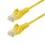 StarTech.com 2m Gelb schlank CAT6 Ethernet Kabel, Snagless, 100W PoE, UTP, LSZH, 28AWG Pure Bare Copper Wire, schlank RJ45 Network Patch Cord w/Strain Reliefs, Individually Tested