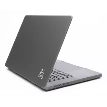 Hartschalenhülle Zagg für MacBook Pro 13 M2/M1 (20) – Smoke-Finish, Schutzgehäuse