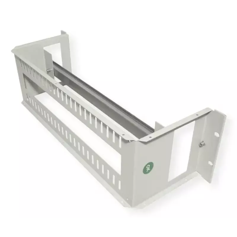 ROLINE 26.21.0102 19-Zoll-Hutschienenträger 3 HE, 133 x 482 x 123 mm, grau