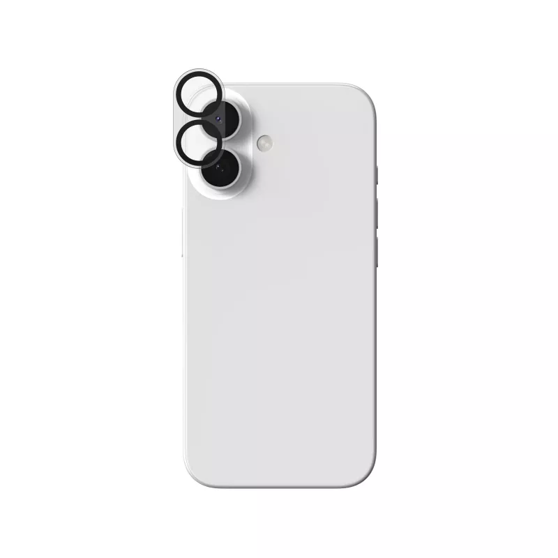 ZAGG InvisibleShield Glass Elite Kameraobjektivschutz für Apple iPhone 16/16 Plus, Schwarz