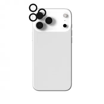 InvisibleShield Glass Elite (CameraRings) Objektivschutz für Apple iPhone 17 Pro/17 Pro Max 16 Pro/16 Pro Max/15 Pro/15 Pro Max Schwarz