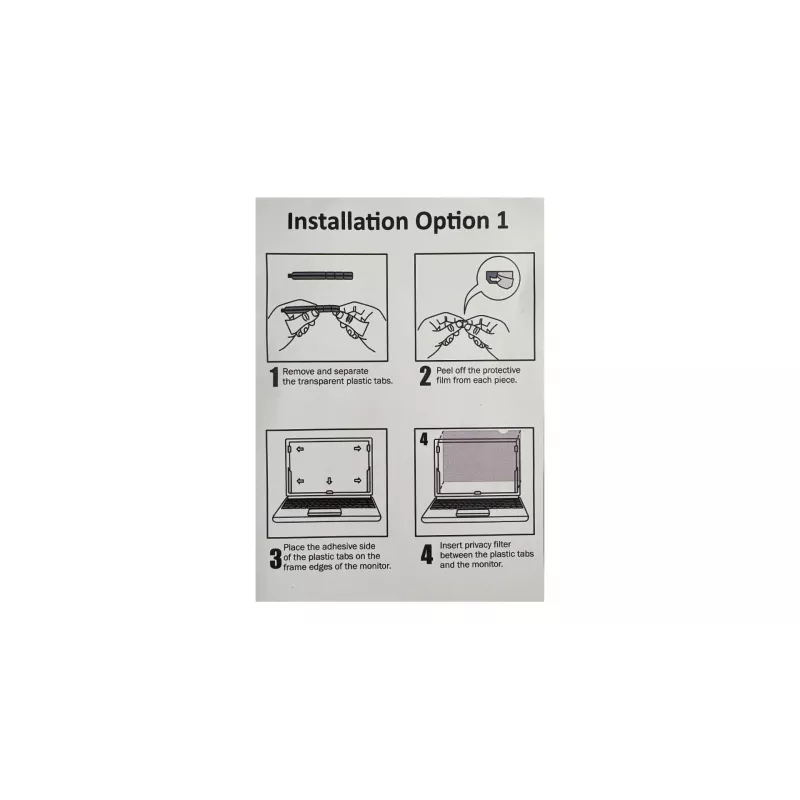 Origin Storage Sichtschutzfilter 2-Wege Plug-In 33,8 cm (13,3 Zoll) (16:10) (inkl. Blaulichtreduzierung)