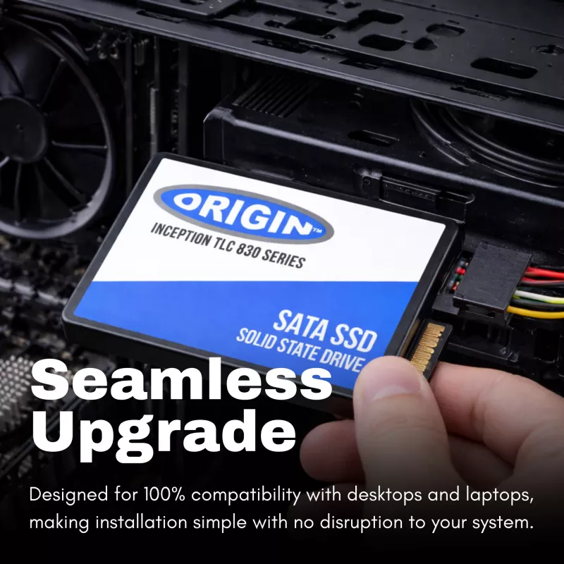 Origin Storage OTLC5123DSATA/2.5 Inception TLC830 Series SSD, 512 GB, 2,5 Zoll, SATA III 6 Gbit/s, 3D TLC, 7 mm