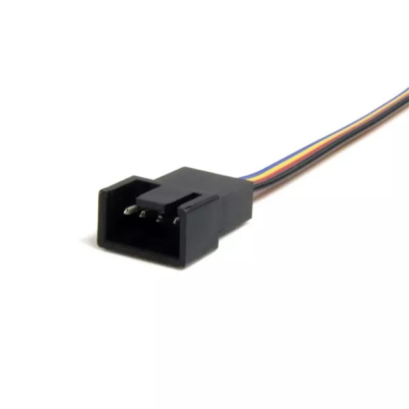 StarTech.com FAN4EXT12 4-Pin-Molex-PWM-Lüfter-Stromverlängerungskabel, Stecker/Buchse, 30 cm (12 Zoll)
