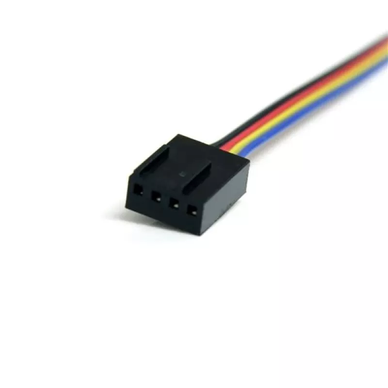 StarTech.com FAN4EXT12 4-Pin-Molex-PWM-Lüfter-Stromverlängerungskabel, Stecker/Buchse, 30 cm (12 Zoll)