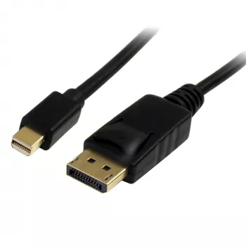 StarTech.com 1m (3ft) Mini DisplayPort auf DisplayPort 1.2 Kabel - 4K x 2K UHD Mini DisplayPort auf DisplayPort Adapterkabel - Mini DP auf DP Kabel für Monitor - mDP auf DP Konverterkabel