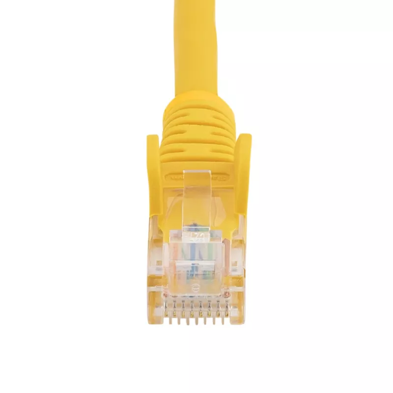 StarTech.com Cat5e Patchkabel mit snagless RJ45-Steckern – 2 m, Gelb
