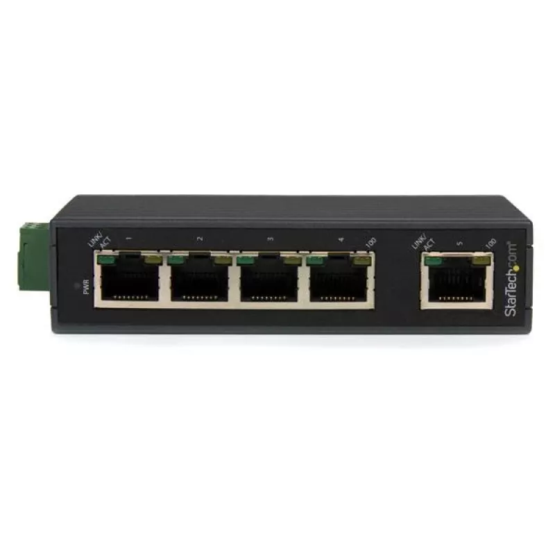 StarTech.com 5-Port industrieller Ethernet-Switch – DIN-Schienenmontage