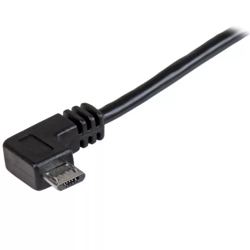 StarTech.com Micro-USB Lade- und Synchronisationskabel M/M - abgewinkelter Micro-USB - 30/24 AWG - 1 m (3 ft.)