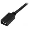 StarTech.com USBUBEXT50CM Micro-USB-Verlängerungskabel, Stecker/Buchse, 0,5 m (20 Zoll), USB 2.0, OTG-/MHL-kompatibel, schwarz