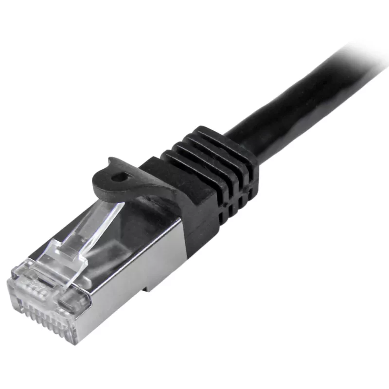 StarTech.com Cat6 Patchkabel - Geschirmt (SFTP) - 0,5 m, Schwarz