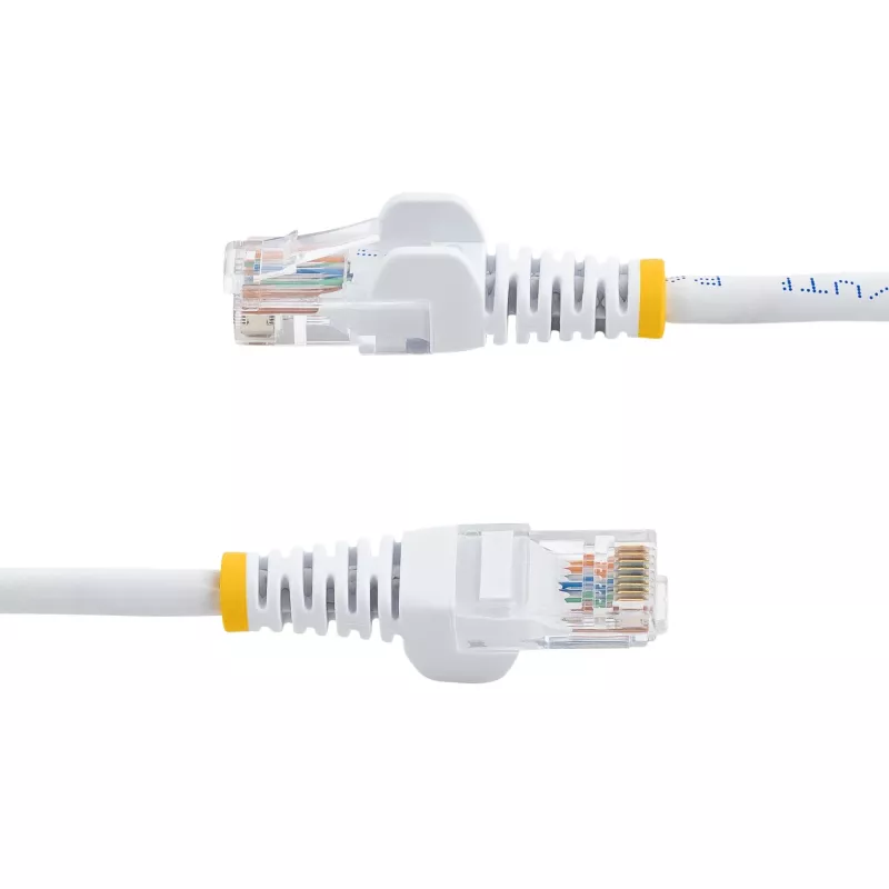 StarTech.com Cat5e Ethernet-Patchkabel mit snagless RJ45-Steckern – 7 m, Weiß