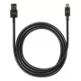 Mobilis 020013 Energia USB-A auf USB-C Kabel, 1 m, Schwarz
