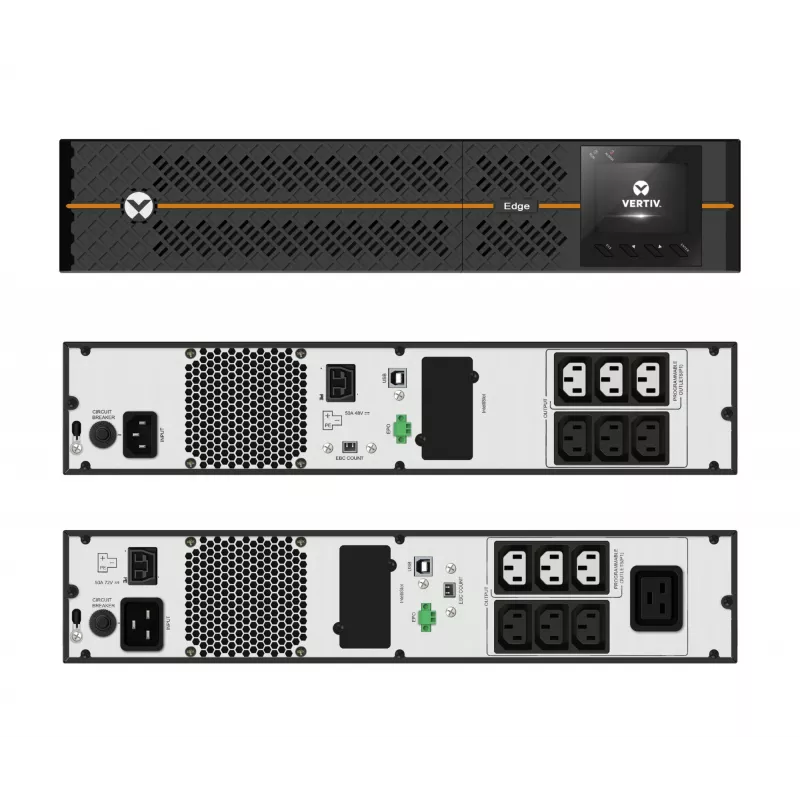 Vertiv Liebert Edge Unterbrechungsfreie Stromversorgung (USV) - 1500VA 1350W 230V 2U Line-Interactive AVR Tower/Rack-Montage