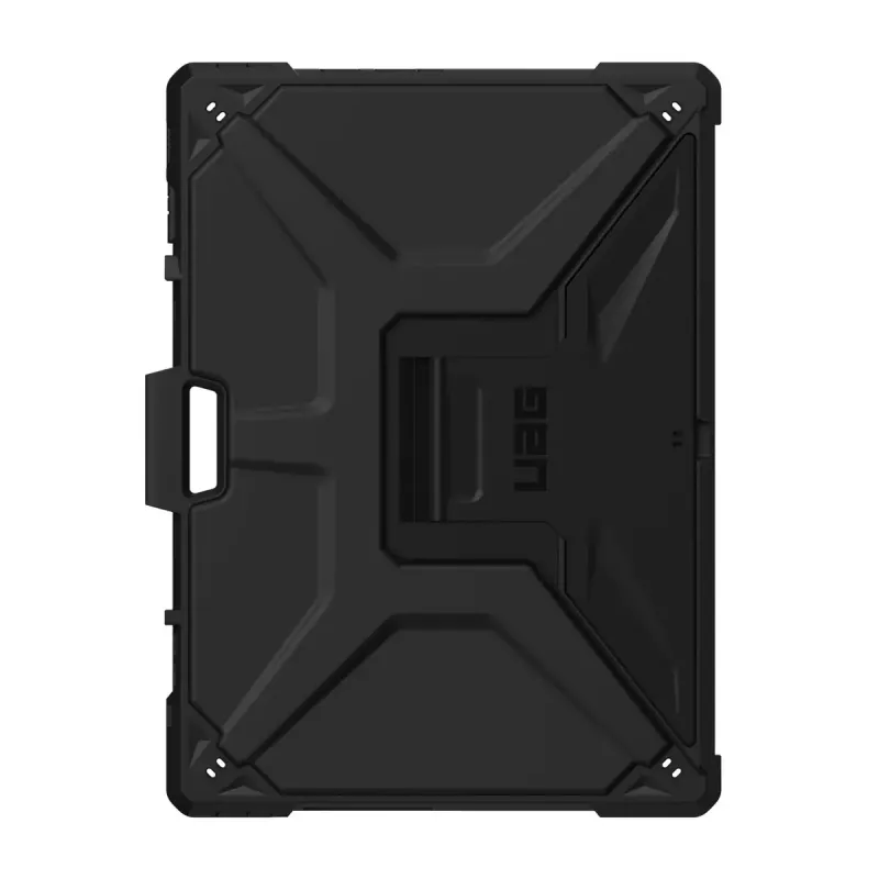 Urban Armor Gear UAG Metropolis SE 324015114040 Hülle für Microsoft Surface Pro 9/10/11, mit Standfuß und Schultergurt, Schwarz