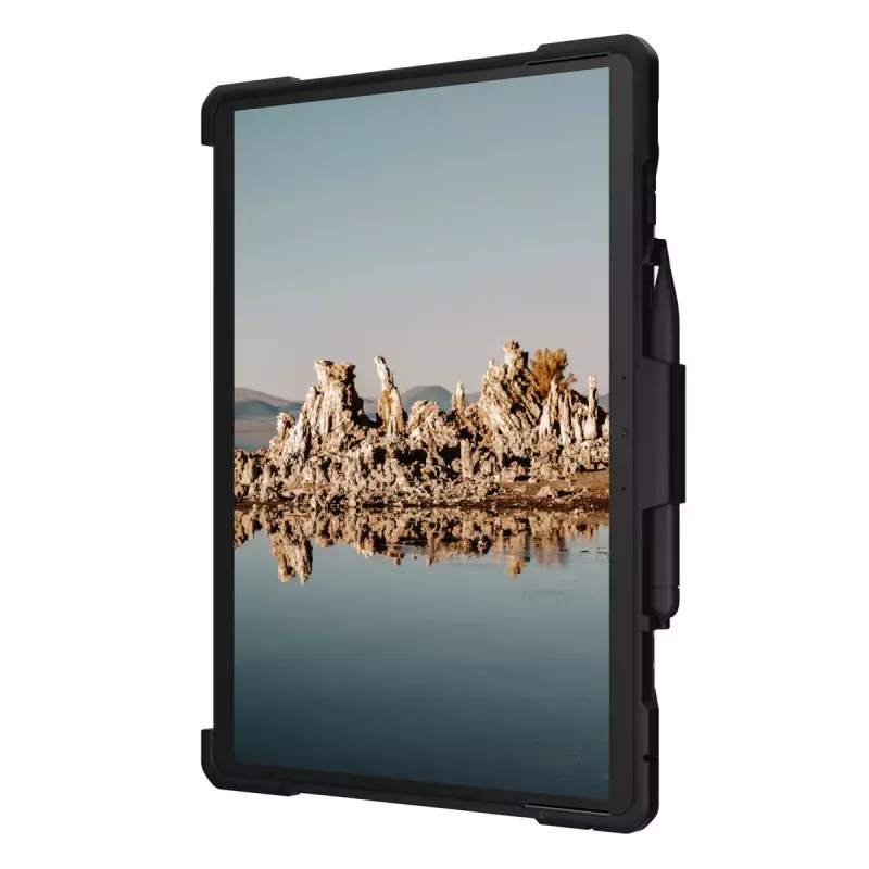 Urban Armor Gear UAG Metropolis SE 324015114040 Hülle für Microsoft Surface Pro 9/10/11, mit Standfuß und Schultergurt, Schwarz