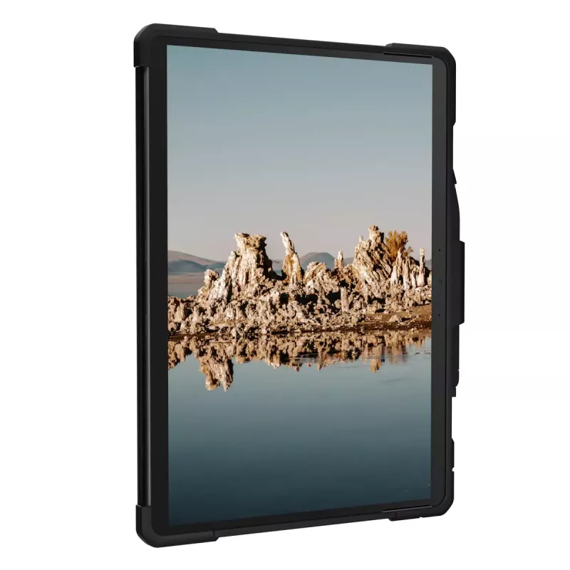 Urban Armor Gear UAG Metropolis SE 324015114040 Hülle für Microsoft Surface Pro 9/10/11, mit Standfuß und Schultergurt, Schwarz