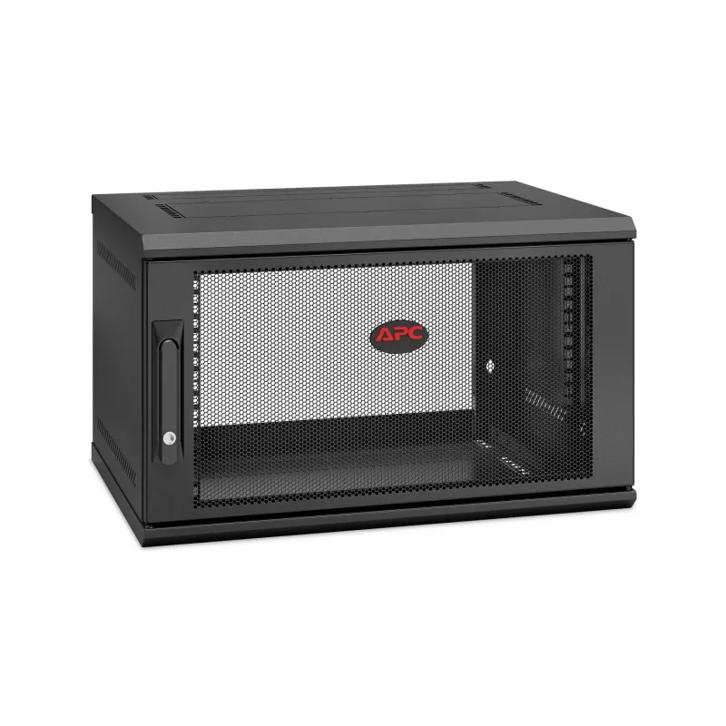 APC NetShelter WX AR106SH4, 6HE, 19-Zoll-Patchschrank, Wandmontage, vormontiert, 400 mm tief