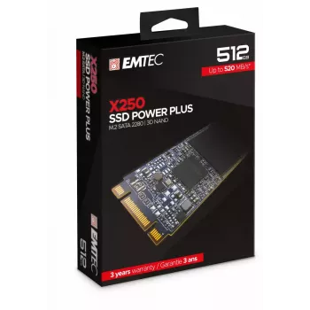 SSD-Laufwerk Emtec 512 GB M.2 Serial ATA III X250