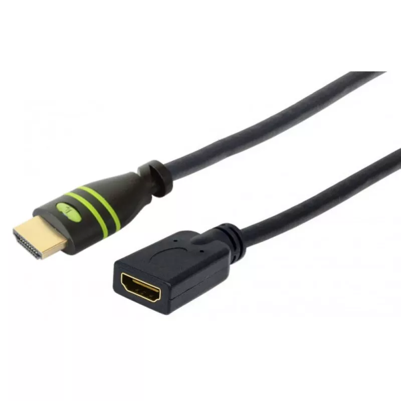 Techly ICOC-HDMI-4-EXT018 High-Speed-HDMI-Verlängerungskabel mit Ethernet