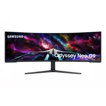 Samsung G95NC Computer Monitor 144,8 cm (57 Zoll) 7680 x 2160 Dual UHD QLED Weiß