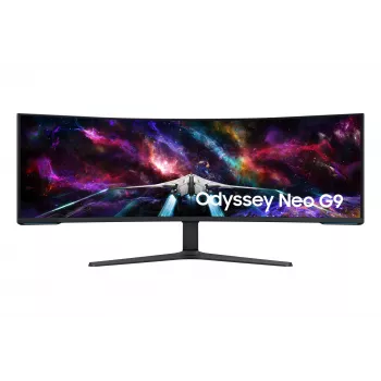 Samsung G95NC Computer Monitor 144,8 cm (57 Zoll) 7680 x 2160 Dual UHD QLED Weiß