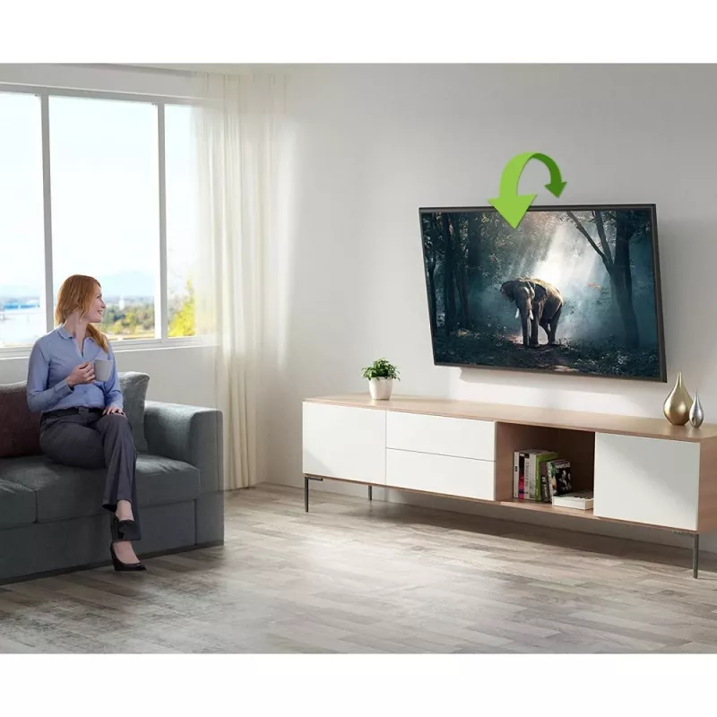 Techly ICA-PLB 148M TV-Wandhalterung 139,7 cm (55 Zoll) Schwarz