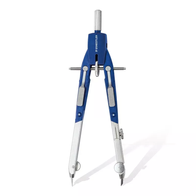 Staedtler Mars Comfort 552 02 Schnellverstellzirkel mit Verlängerungsstange, Blau