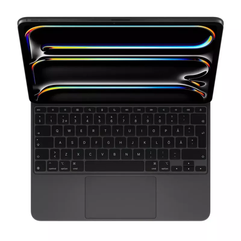 Apple Magic Keyboard für iPad Pro 13 Zoll M4 Schwedisch Schwarz Kabellos QWERTY