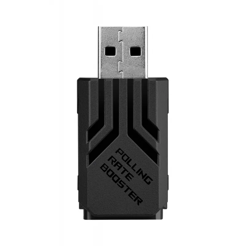 ASUS ROG AC09 90MP03T0-BRUA00 Polling Rate Booster für Maus und Tastatur, bis zu 8000 Hz, Schwarz