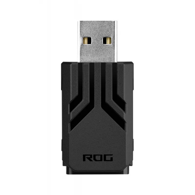 ASUS ROG AC09 90MP03T0-BRUA00 Polling Rate Booster für Maus und Tastatur, bis zu 8000 Hz, Schwarz