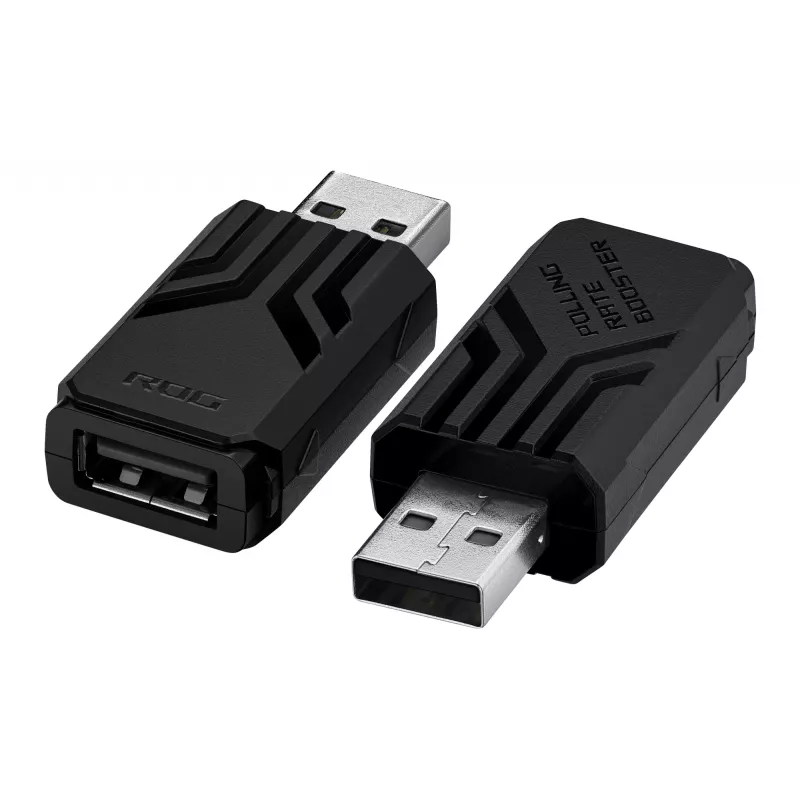 ASUS ROG AC09 90MP03T0-BRUA00 Polling Rate Booster für Maus und Tastatur, bis zu 8000 Hz, Schwarz