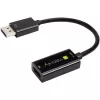 Techly IADAP-DP-HDMIF8K aktiver DisplayPort-1.4-(M)-auf-HDMI-(F)-Adapter, 8K, schwarz