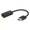 Techly IADAP-DP-HDMIF8K aktiver DisplayPort-1.4-(M)-auf-HDMI-(F)-Adapter, 8K, schwarz