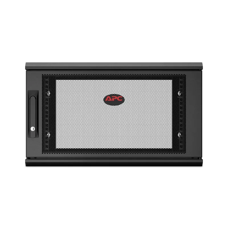 APC NetShelter WX AR106SH6, 6U, 19-Zoll-Patchschrank, Wandmontage, vormontiert, 600 mm tief