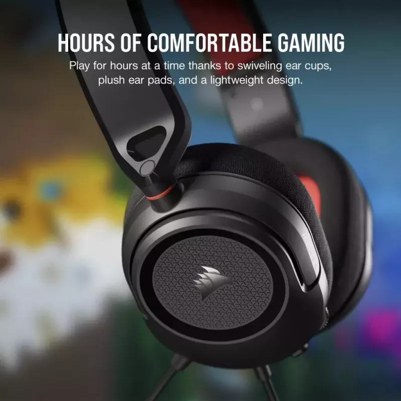 Corsair HS35 v2 Kabelgebundenes Gaming-Headset, Rot