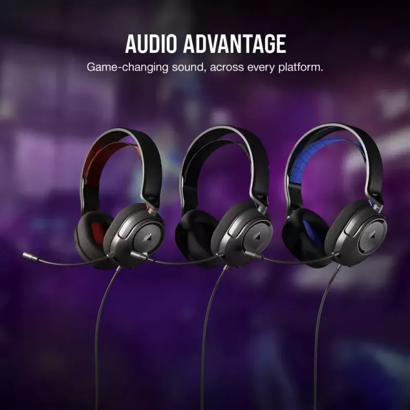 Corsair HS35 v2 Kabelgebundenes Gaming-Headset, Rot