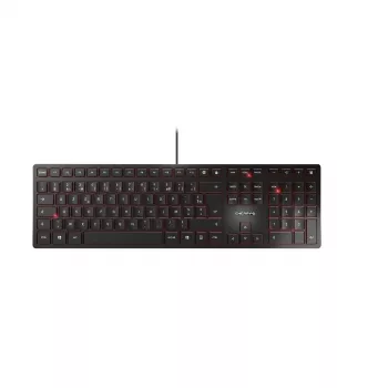 CHERRY KC 6000 schlank Tastatur Universal USB AZERTY Belgisch Schwarz