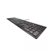 CHERRY KC 6000 schlank Tastatur Universal USB AZERTY Belgisch Schwarz