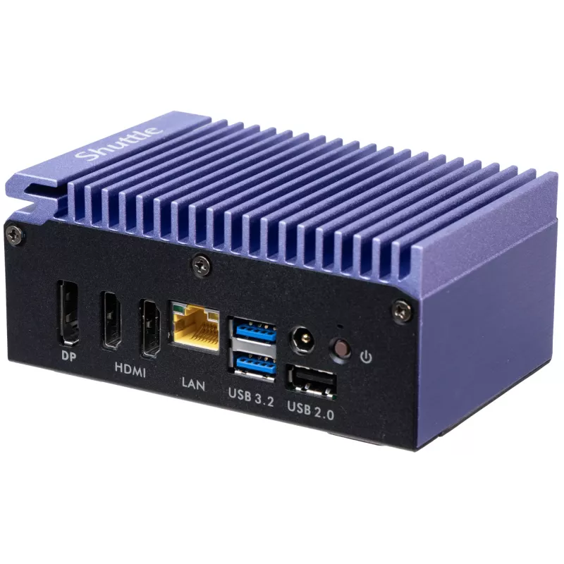 Shuttle Edge PC SPCEL12 Industrie-Mini-PC, Intel Celeron J6412 2 GHz, USFF 0,46 l, HDMI, DisplayPort, Kartenleser