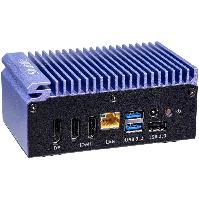 Shuttle Edge PC SPCEL12 Industrie-Mini-PC, Intel Celeron J6412 2 GHz, USFF 0,46 l, HDMI, DisplayPort, Kartenleser
