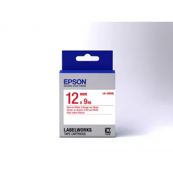 Epson Label Cartridge Standard LK-4WRN Rot/Weiß 12 mm (9 m)