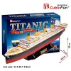 CubicFun T4011H Titanic Big 3D-Puzzle, 113 Teile
