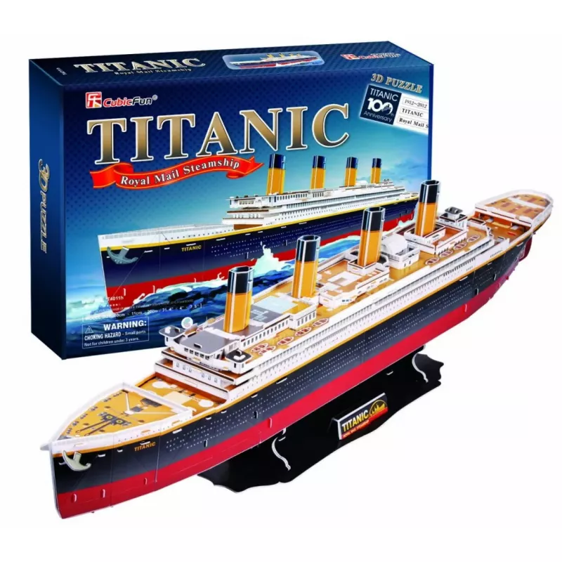 CubicFun T4011H Titanic Big 3D-Puzzle, 113 Teile