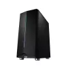FSP CMT151 Midi-Tower-PC-Gehäuse, Schwarz