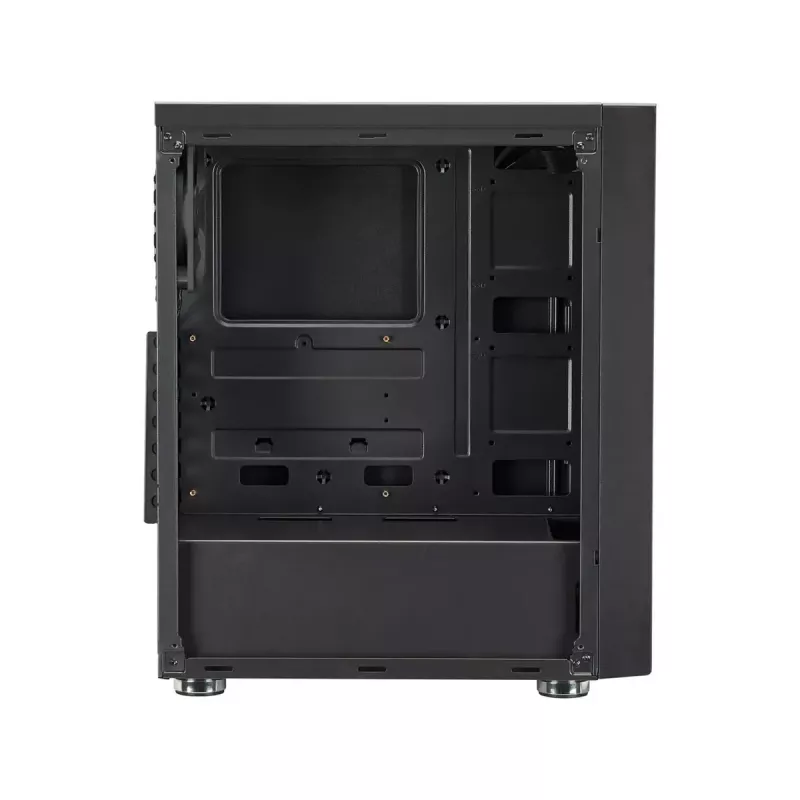 FSP CMT151 Midi-Tower-PC-Gehäuse, Schwarz