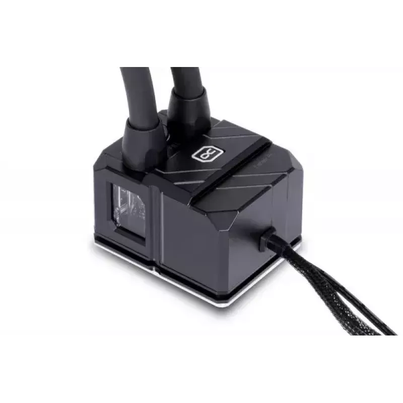 Flüssigkeitskühlungsset Alphacool Pro Aurora 420 CPU AIO 14 cm Schwarz Weiß