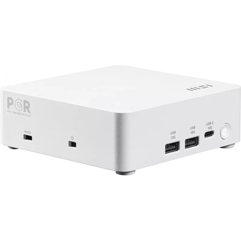 MSI Cubi NUC AI 1UMG-062EU PC/Workstation Intel Core Ultra 5 125H 16 GB DDR5-SDRAM 512 GB SSD Windows 11 Pro Mini PC Weiß
