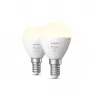 Philips Hue White E14 Luster LED-Lampe, P45, 5,7 W, 470 lm (2 Stück)