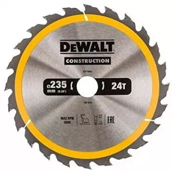 DeWALT DT1954 Kreissägeblatt, 235 x 30 mm, 24T